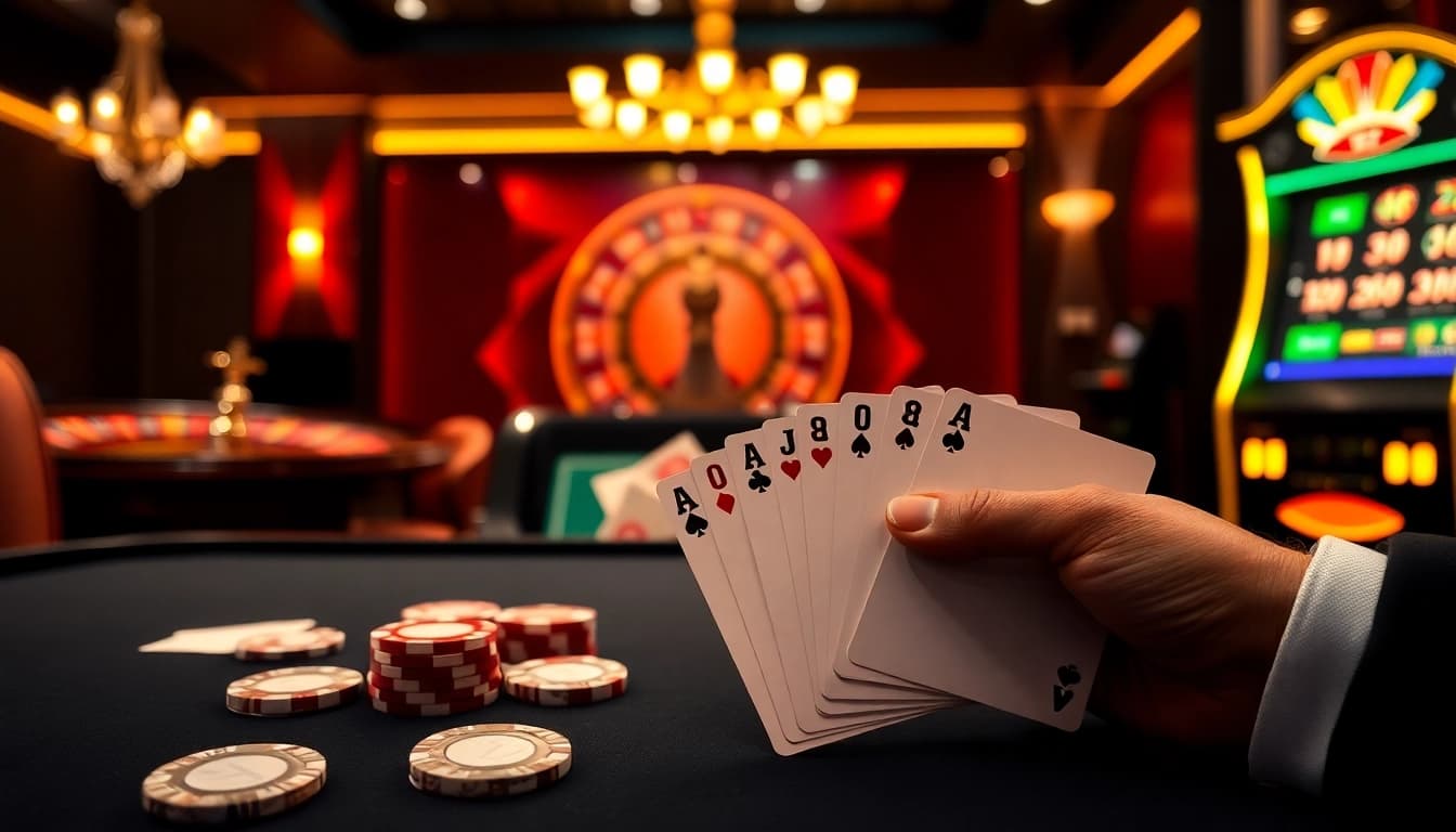 Gagnez gros au casino en ligne argent réel France avec des jetons de poker vibrants et une machine à sous lumineuse.