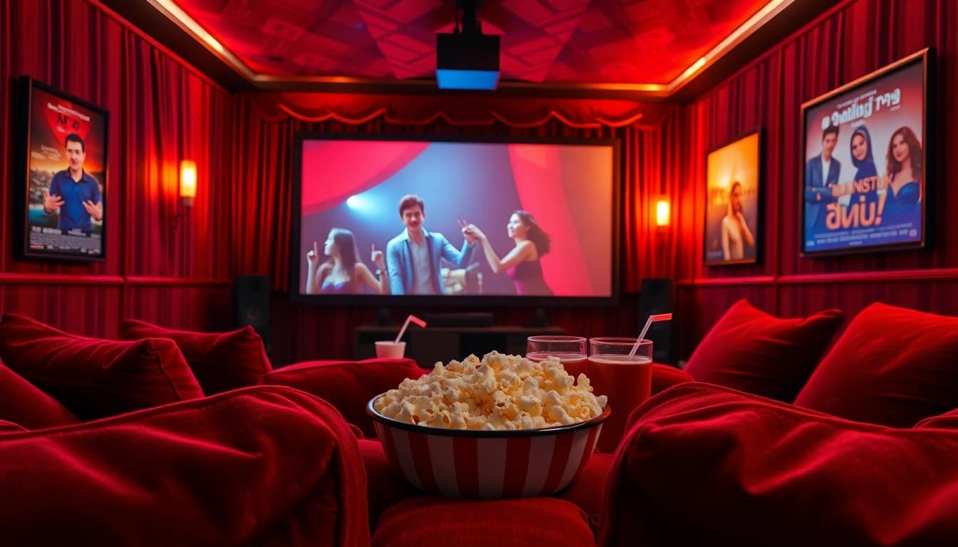 ชมหนังออนไลน์ผ่านระบบเฮาส์ภาพยนตร์ที่เต็มไปด้วยบรรยากาศอบอุ่น