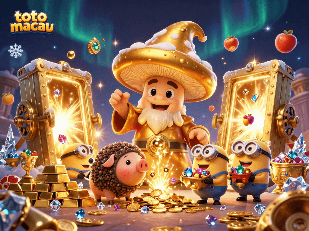 Experience thrilling gameplay at toto macau with a magical wizard, a treasure-sniffing pig, and dazzling casino elements.