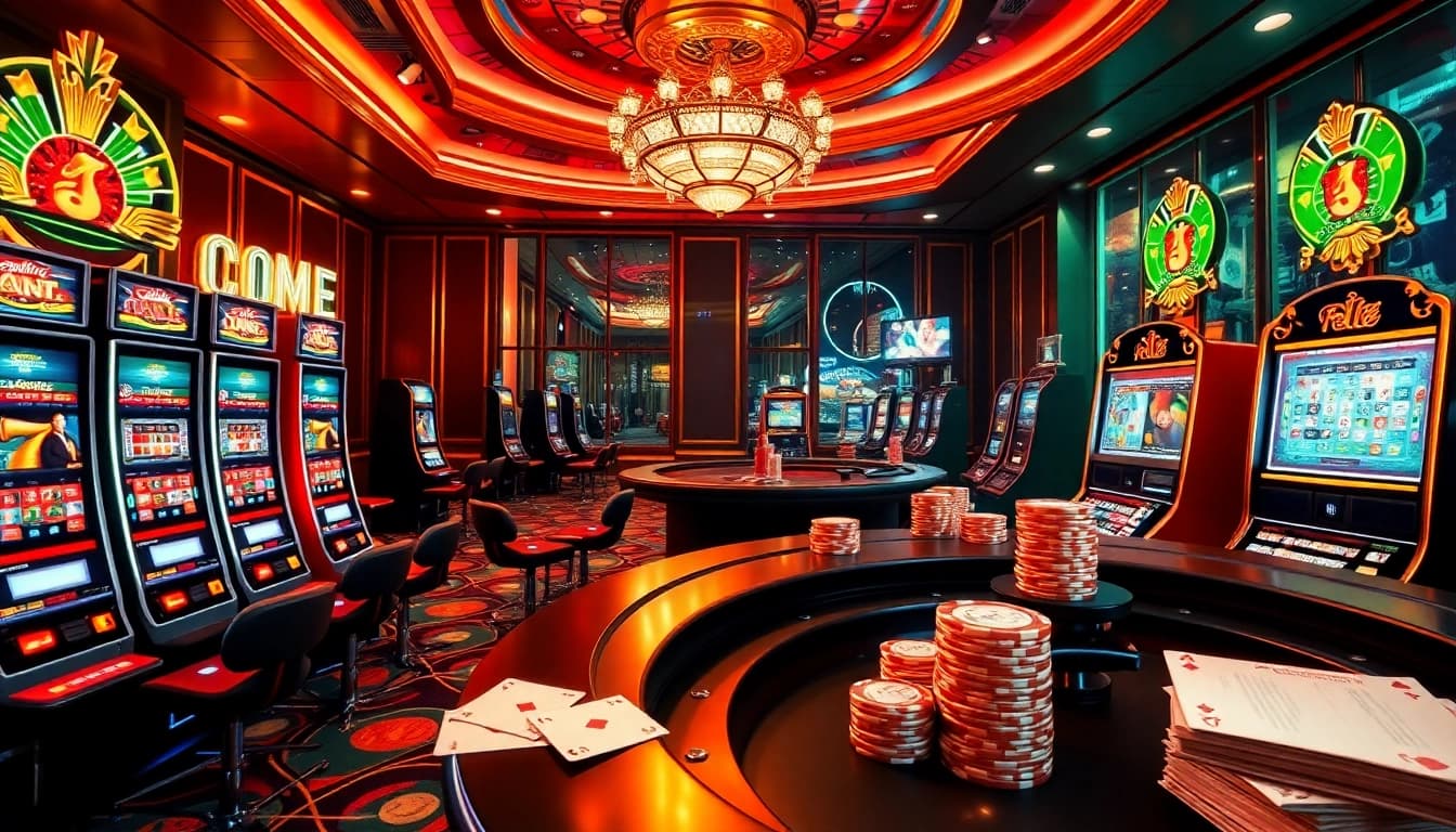 Découvrez l'excitation du casino en ligne argent réel France avec des jeux vibrants et une atmosphère engageante.