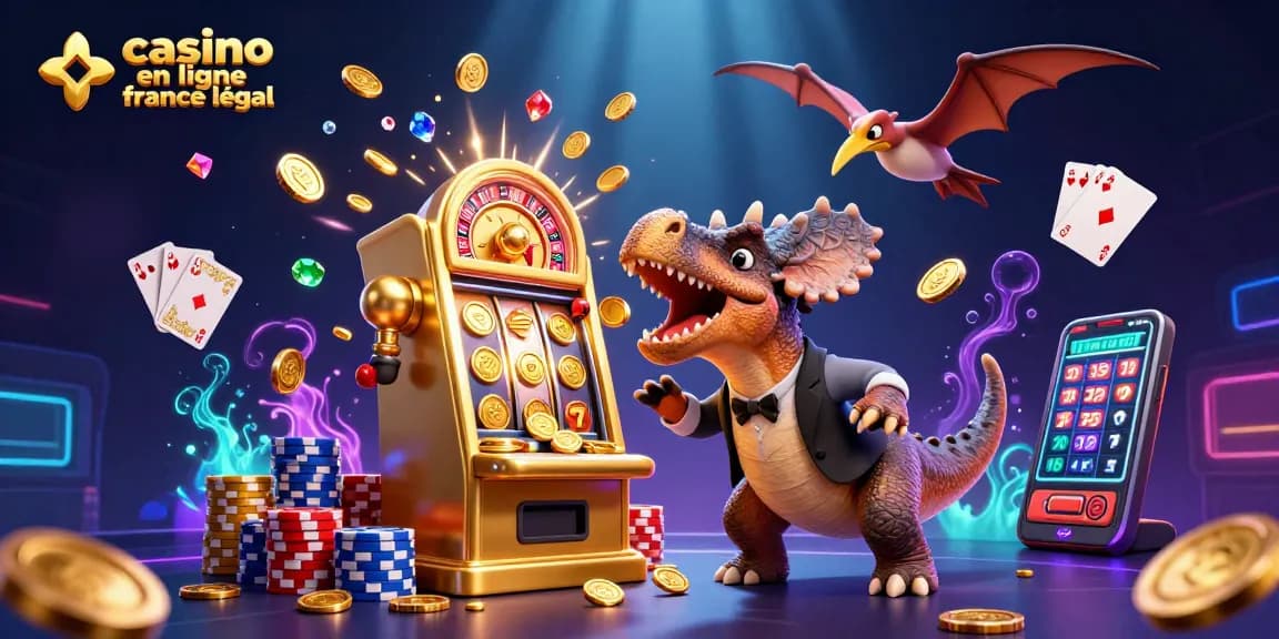 Déclenchez un jackpot au casino en ligne France légal avec des héros préhistoriques et des pièces brillantes.