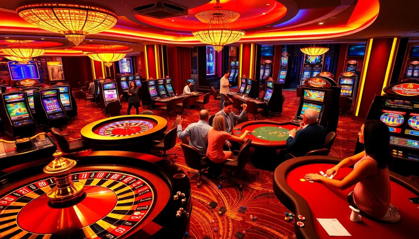 Experience thrilling gameplay with s88 bet at a vibrant casino atmosphere.