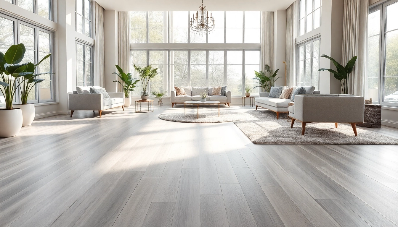 Transform your space with luxury vinyl flooring, set in a stylish modern interior featuring elegant decor.