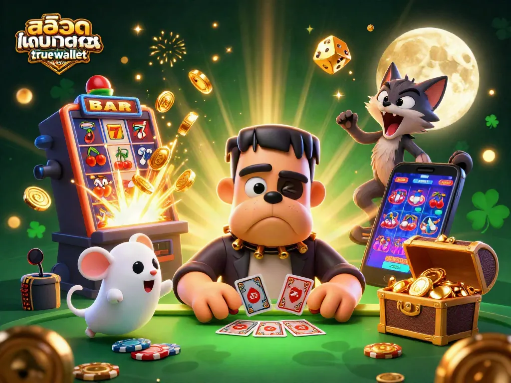 เล่นเกมส์สล็อตเว็บตรง ฝากถอน true wallet ไม่มี ขั้นต่ํา ที่โต๊ะคาสิโนร่วมกับตัวการ์ตูนที่น่าตื่นเต้น