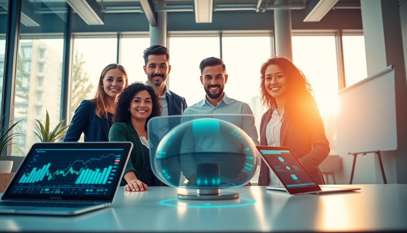 Engaged team utilizing ai assistant for enterprise teams to enhance collaboration and productivity.