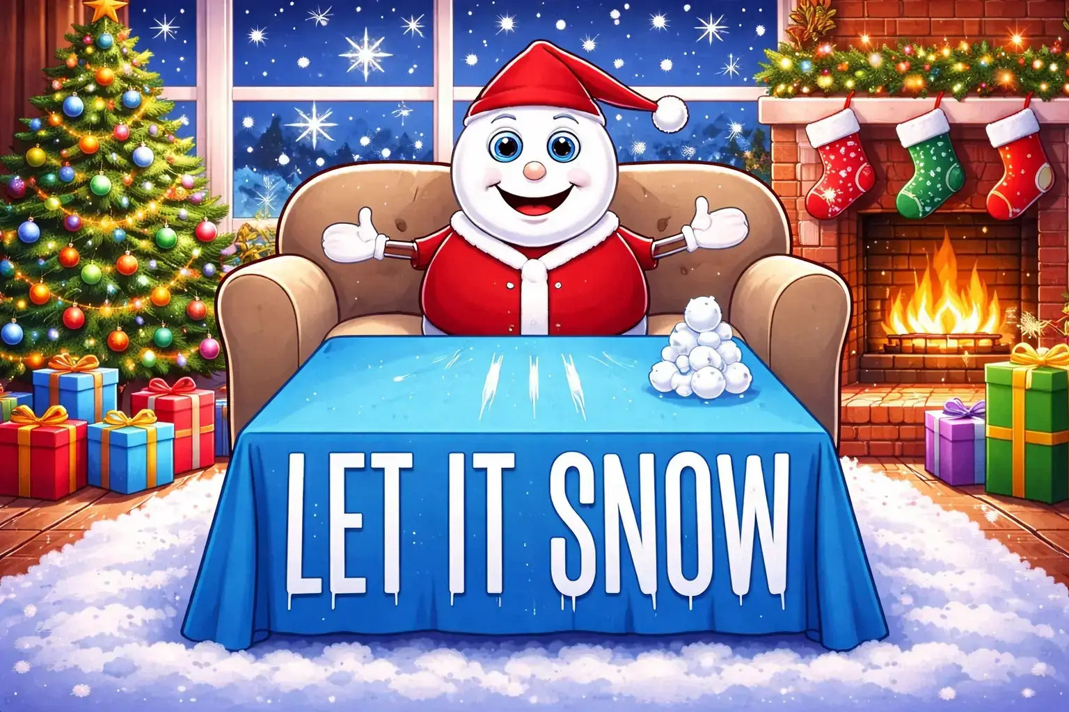 walmart let it snow sweater