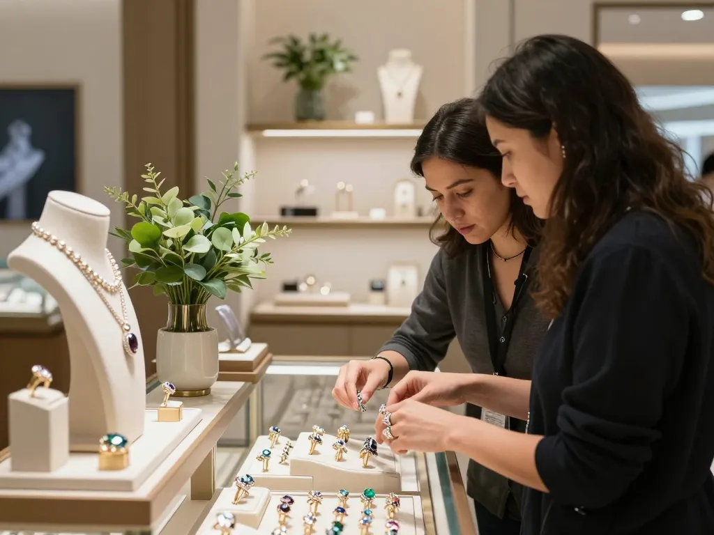 Engaging jewelry shopping experience where customers can hop over to here for exquisite designs