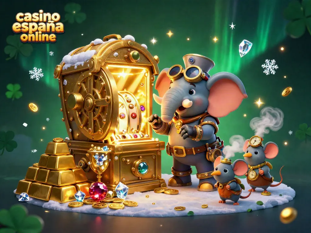 Juega en el casino españa online con un divertido elefante ingeniero y un espectáculo de riquezas.