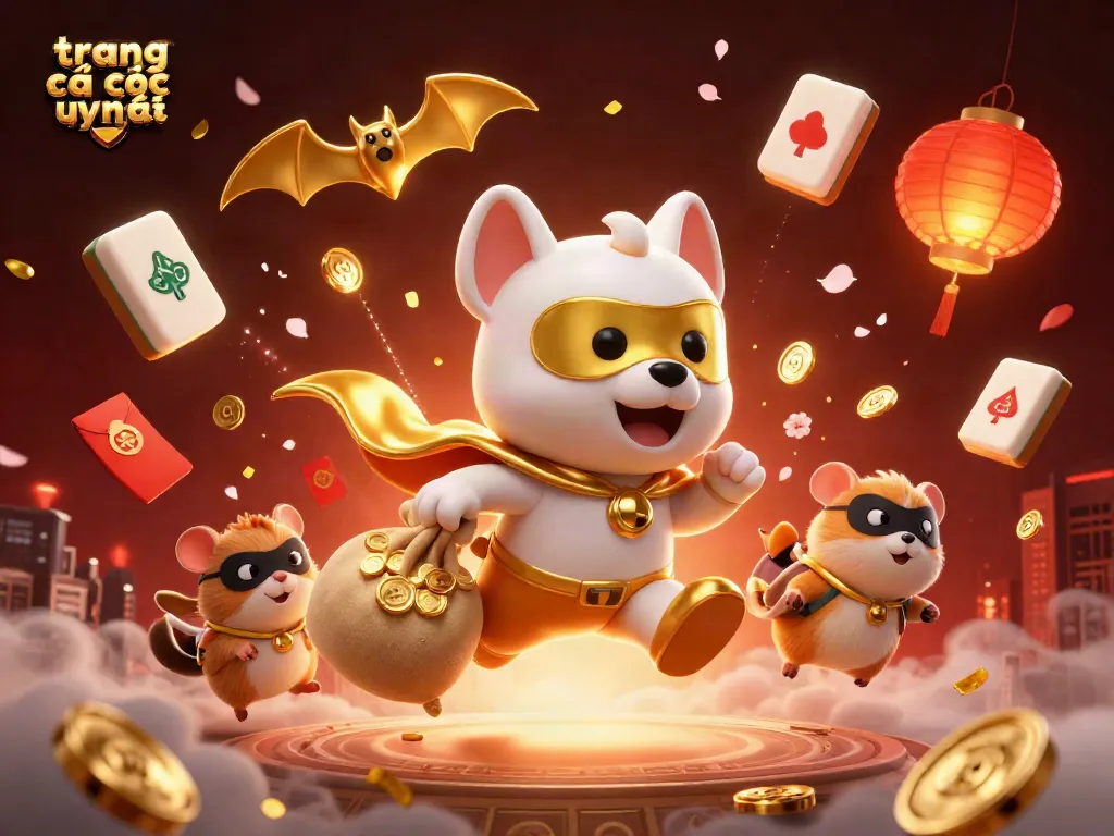 Trải nghiệm trang cá cược uy tín qua hình ảnh siêu anh hùng đang bay với tiền vàng.