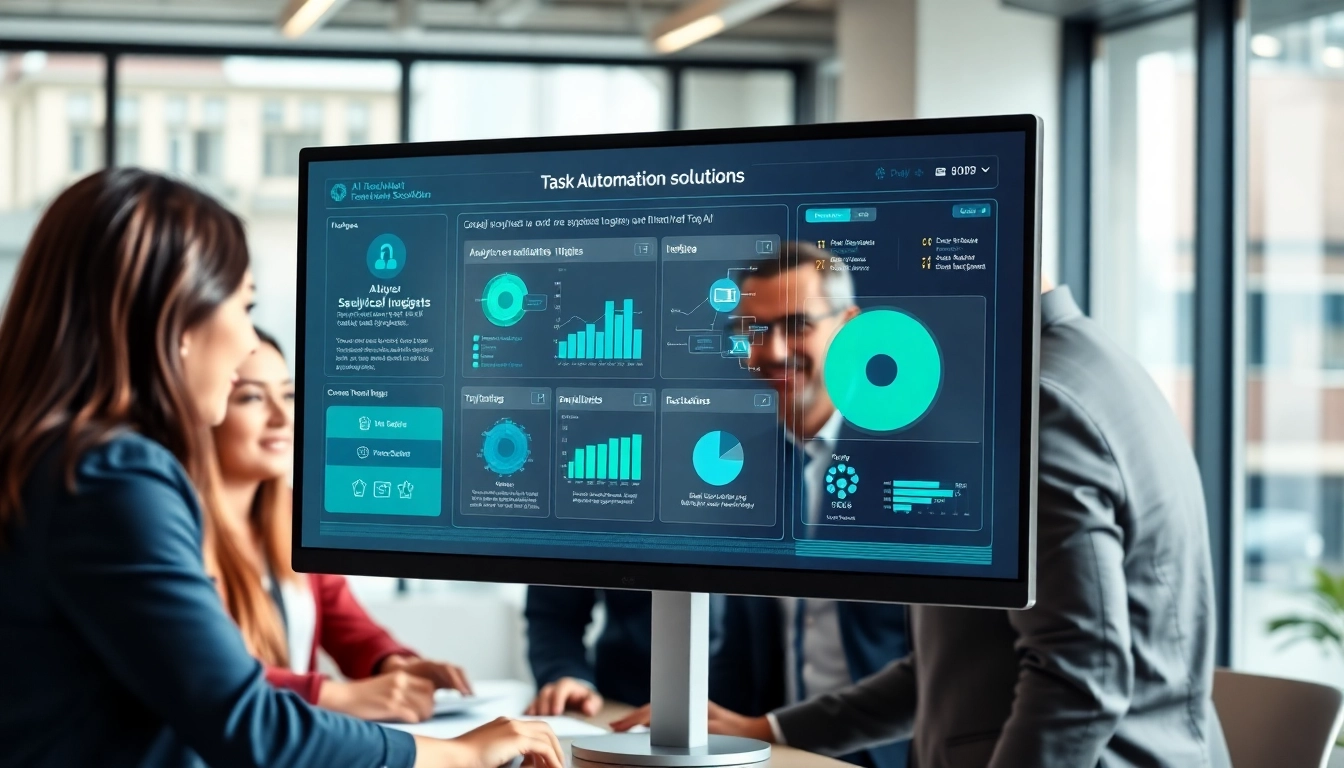 Engaging ai assistant for enterprise teams enhancing collaboration in a modern office setting.