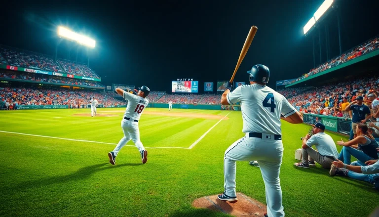 mlb중계와 함께 빠르며 박진감 넘치는 야구 경기 현장