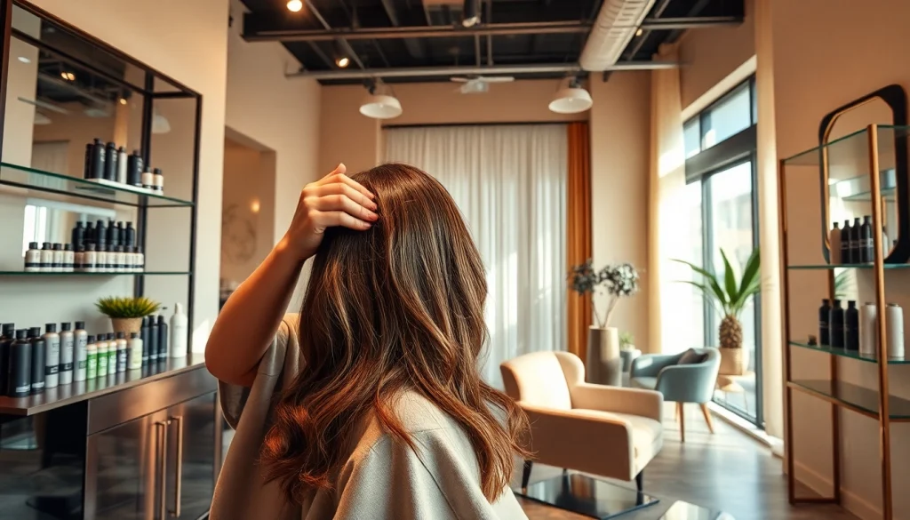 Omnia Salon offers a professional, soothing atmosphere for hair services with expert stylists.