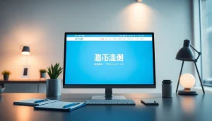 Interactive workspace showcasing 有道翻译 translation tool on a computer screen