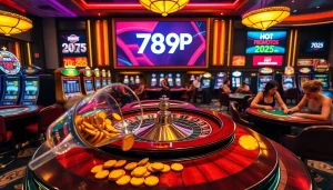 Exciting roulette gaming scene at 789P casino, highlighting vibrant promotions and poker strategies.