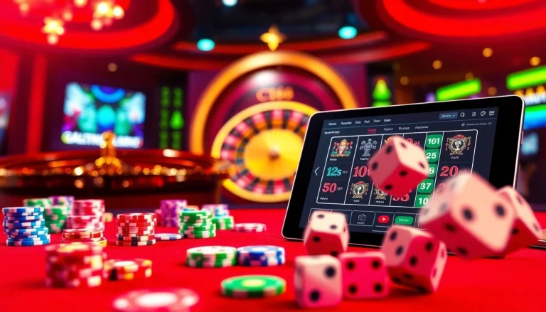 Experience the vibrant gaming atmosphere at C168 with dynamic casino elements and excitement.