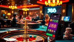 Experience the thrill of j88 com with vibrant casino gaming, highlighted by roulette and exciting slots.