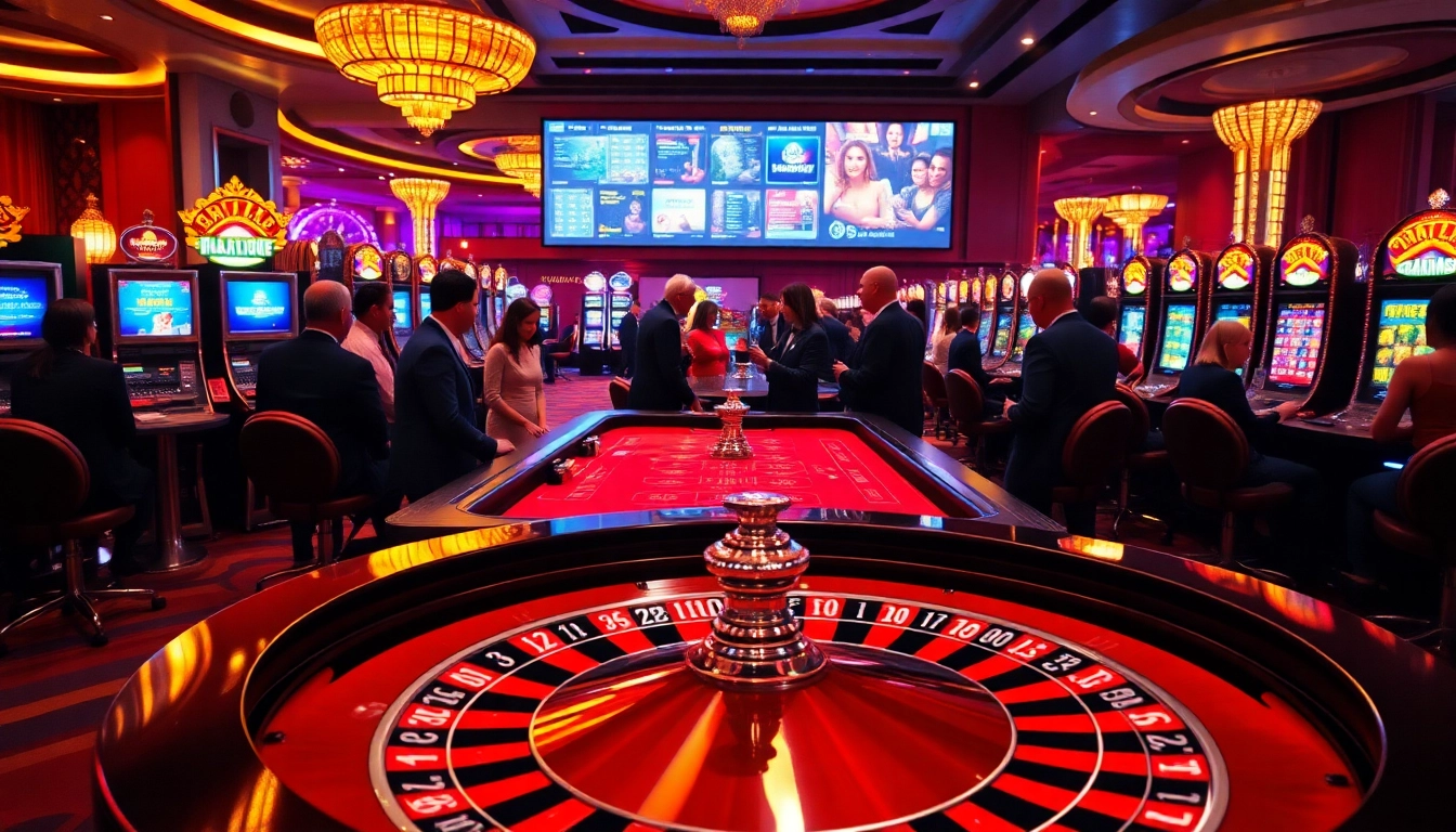 Découvrez l'excitation du casino en ligne argent réel France avec une scène de table de roulette dynamique pleine d'adrénaline.
