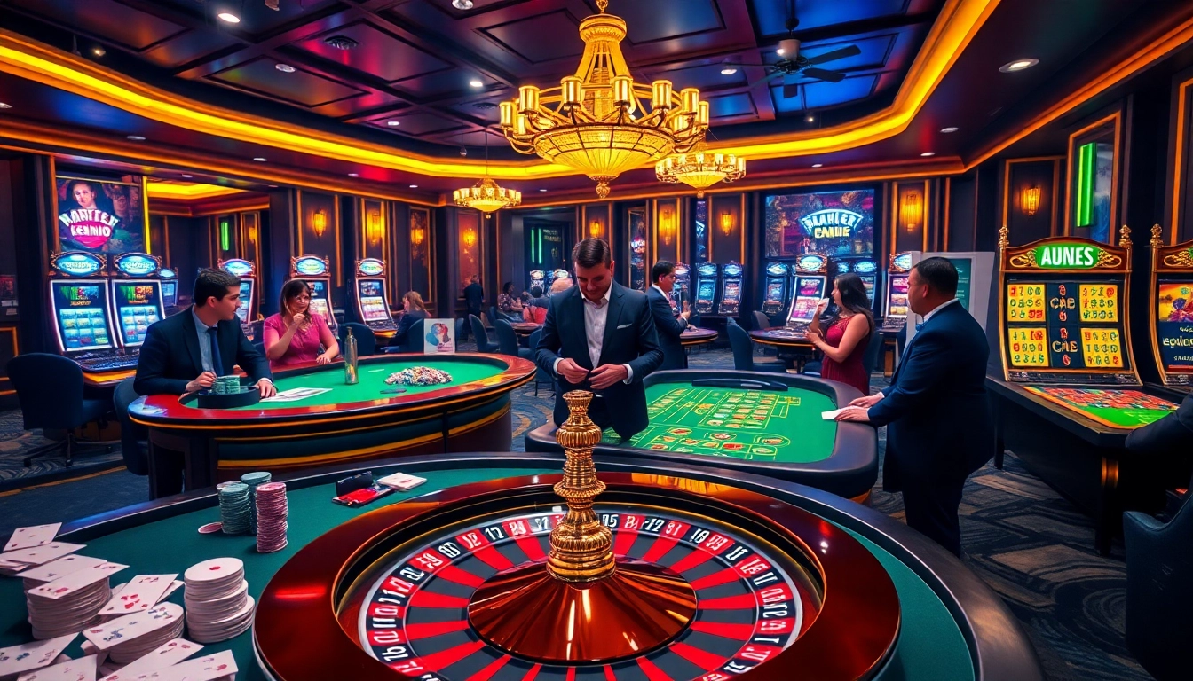 Découvrez un gameplay palpitant dans un casino en ligne argent réel France avec des tables vibrantes et une roulette tournante.