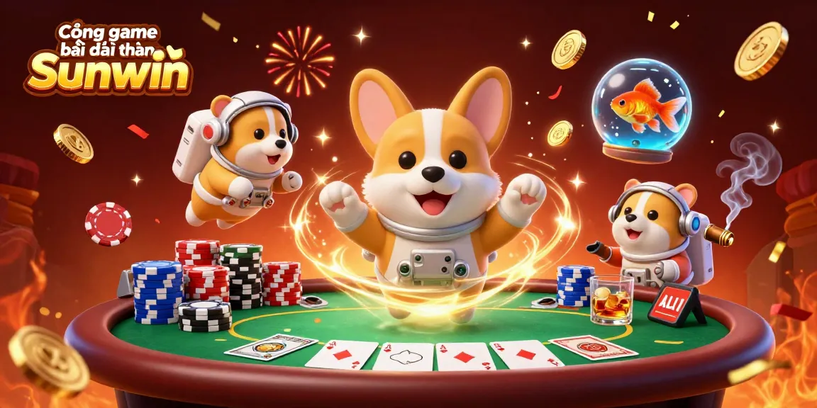 Experience excitement at Cổng game bài đổi thưởng Sunwin with dynamic casino elements and characters