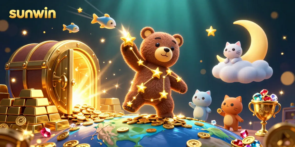 Experience the thrill of winning with sunwin, featuring galactic characters and casino treasures.