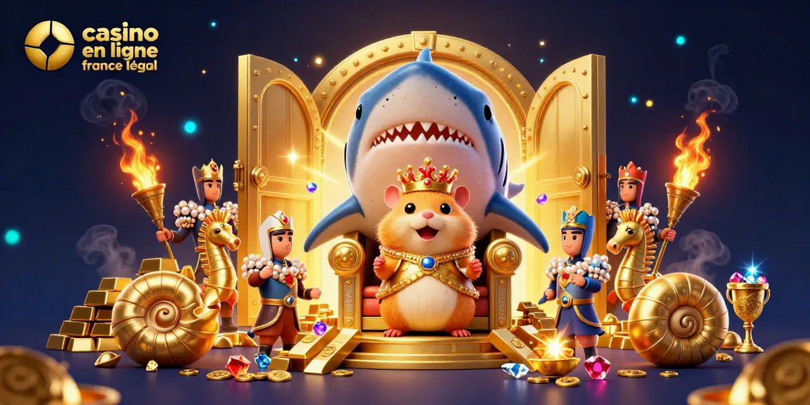 Joue au casino en ligne France légal avec des personnages colorés et des trésors étincelants.