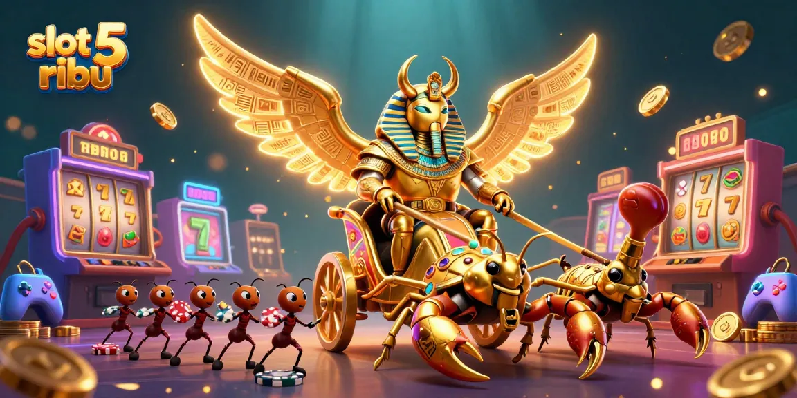 Experience thrilling wins at slot 5 ribu with our 3D carnival of animation featuring vibrant casino elements.
